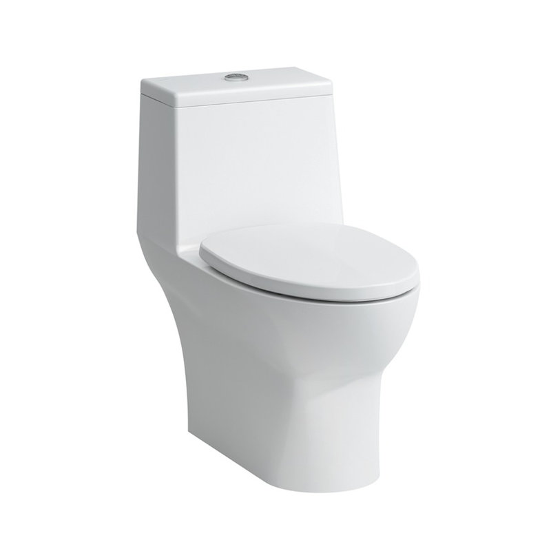 Laufen Savoy DualFlush Elongated OnePiece Toilet (Seat Included